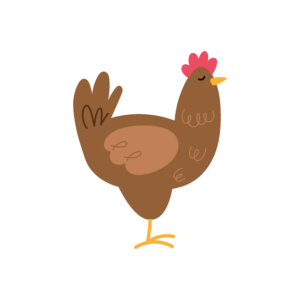 Mascotte poule
